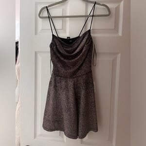 Sparkly black romper